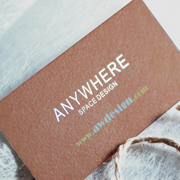 細波紙220g名片製作-雙面彩色印刷-創意名片設計-多款名片材質可選