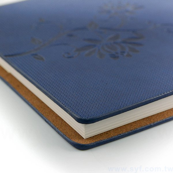 復古花紋工商日誌-翻開式平裝萬用手冊-可訂製內頁及客製化加印LOGO