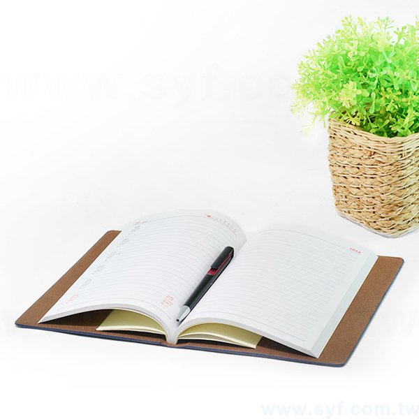 復古花紋工商日誌-翻開式平裝萬用手冊-可訂製內頁及客製化加印LOGO