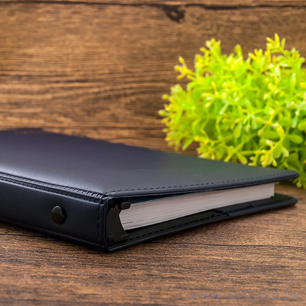 尊爵品味工商日誌-翻開式活頁筆記本-可訂製內頁及客製化加印LOGO