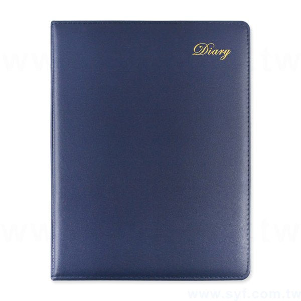 尊爵品味工商日誌-翻開式活頁筆記本-可訂製內頁及客製化加印LOGO