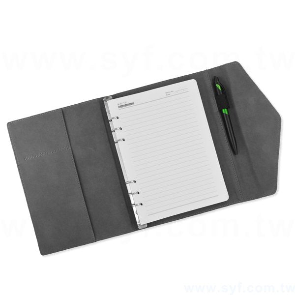 時尚設計工商日誌-磁扣式活頁萬用手冊-可訂製內頁及客製化加印LOGO