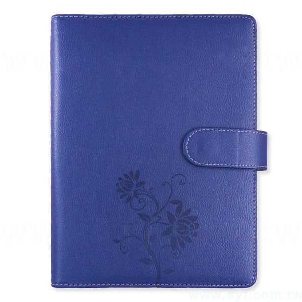 復古花紋工商日誌-磁扣式活頁萬用手冊-可訂製內頁及客製化加印LOGO