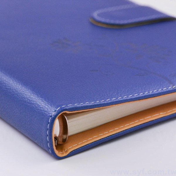 復古花紋工商日誌-磁扣式活頁萬用手冊-可訂製內頁及客製化加印LOGO