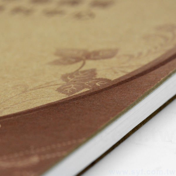 經典復古牛皮紙環裝筆記本-左翻式線圈記事本-可訂製內頁及客製化加印LOGO