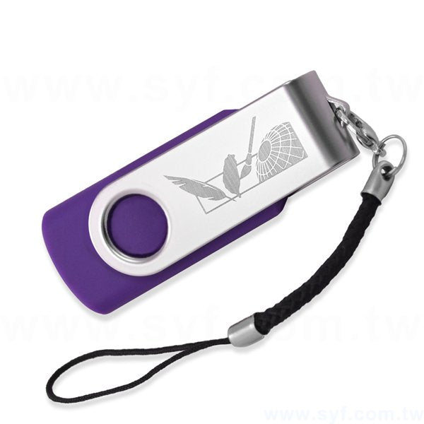 旋轉式隨身碟-金屬USB隨身碟-可加LOGO客製化印刷