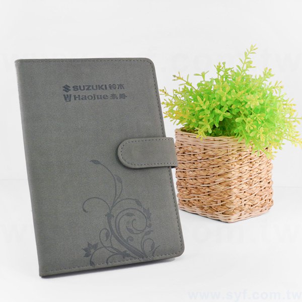 精緻簡約工商日誌-磁扣式平裝萬用手冊-可訂製內頁及客製化加印LOGO