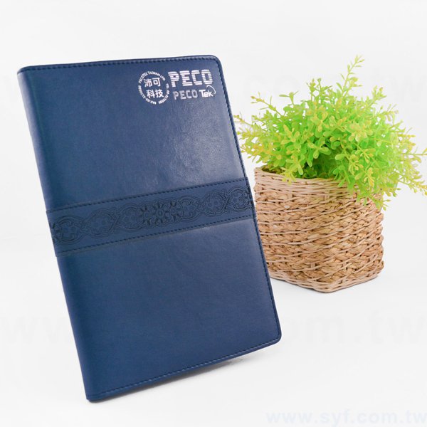 經典圖騰工商日誌-翻開式商務平裝萬用手冊-可訂製內頁及客製化加印LOGO