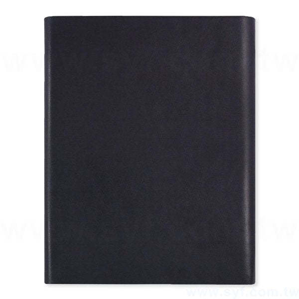 紳士簡約工商日誌-三折式磁扣活頁筆記本-可訂製內頁及客製化加印LOGO