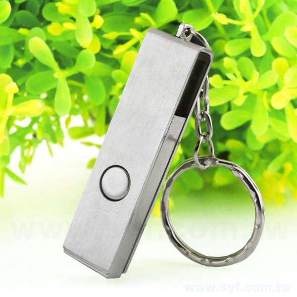 隨身碟-創意禮贈品-旋轉金屬USB隨身碟-客製隨身碟容量-工廠客製化印刷推薦禮品