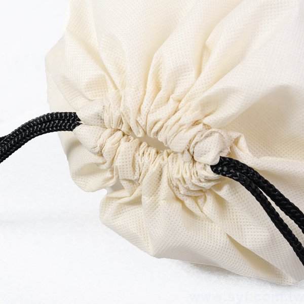 束口袋-單色印刷-不織布材質加背帶後背包-多款材質環保袋