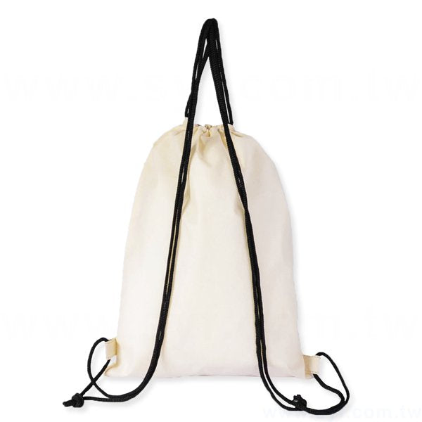 束口袋-單色印刷-不織布材質加背帶後背包-多款材質環保袋