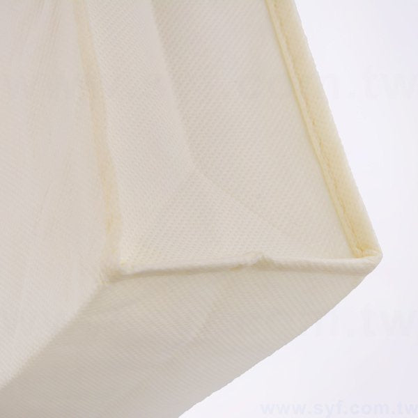 不織布袋-彩色熱轉印-立體購物袋-環保不織布材質-採購訂製環保袋