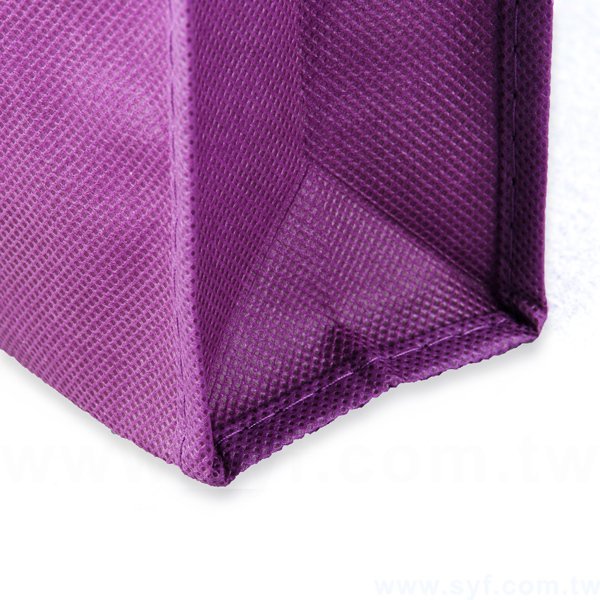 不織布袋-彩色熱轉印-立體購物袋-環保不織布材質-採購訂製環保袋