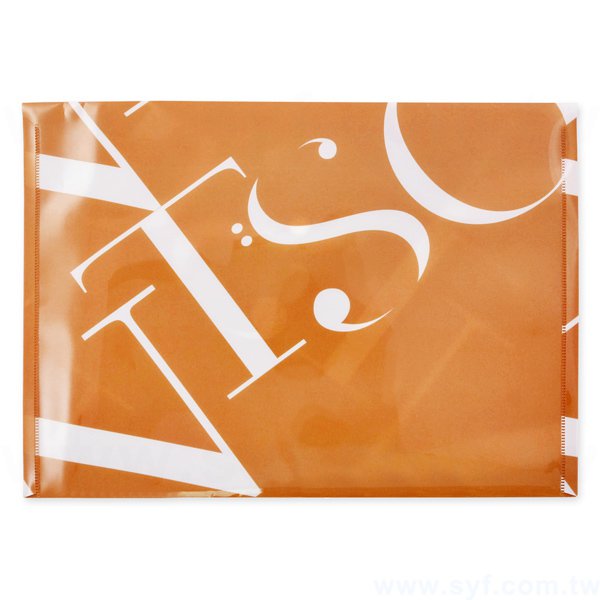 橫式公文袋-PP材質-彩色印刷全白墨-鈕扣封口