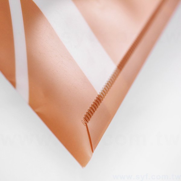 橫式公文袋-PP材質-彩色印刷全白墨-鈕扣封口