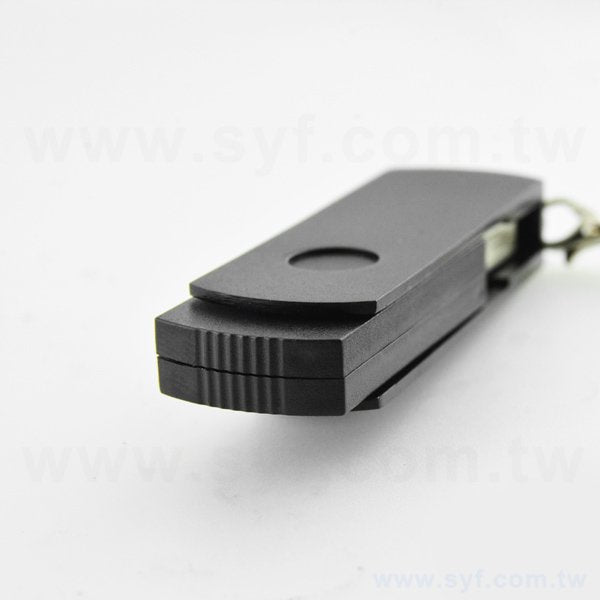 隨身碟-商務禮贈品-旋轉金屬USB隨身碟-加編織吊繩-客製隨身碟容量-採購批發製作推薦禮品