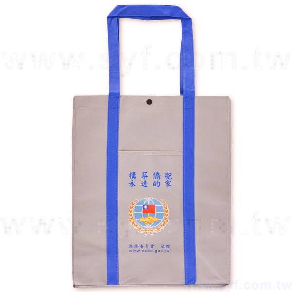 不織布袋-雙面彩色熱轉印-手提包裝袋-多款不織布顏色印刷推薦-採購批發訂製環保袋