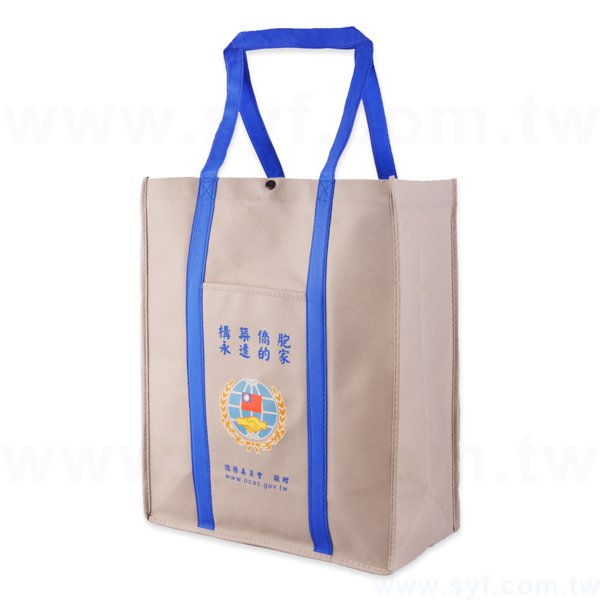 不織布袋-雙面彩色熱轉印-手提包裝袋-多款不織布顏色印刷推薦-採購批發訂製環保袋