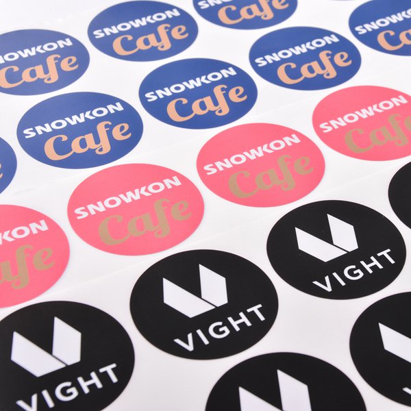 數位圓形PVC防水貼紙製作