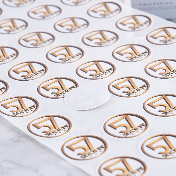超黏銅版貼紙