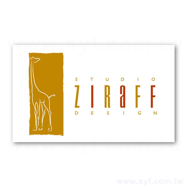 名片型透明貼紙印刷-彩色防水貼紙製作-客製化印刷可燙金燙銀貼紙