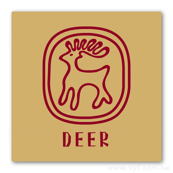 赤牛皮貼紙