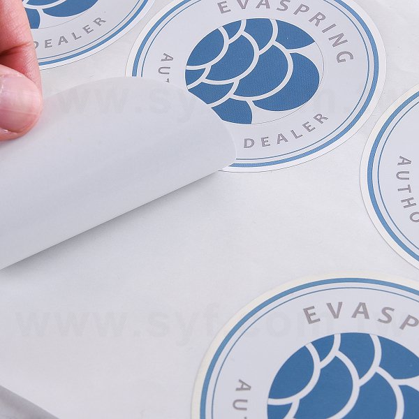 數位圓形金屬貼紙製作-彩色貼紙印刷-特殊貼紙銀龍貼紙訂做