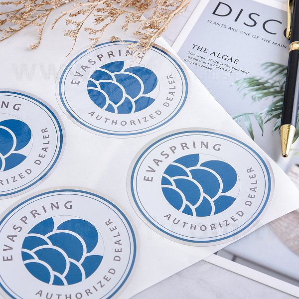 數位圓形金屬貼紙製作-彩色貼紙印刷-特殊貼紙銀龍貼紙訂做