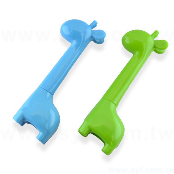 造型廣告筆-動物筆管禮品-單色原子筆-兩款式可選-採購客製印刷贈品筆