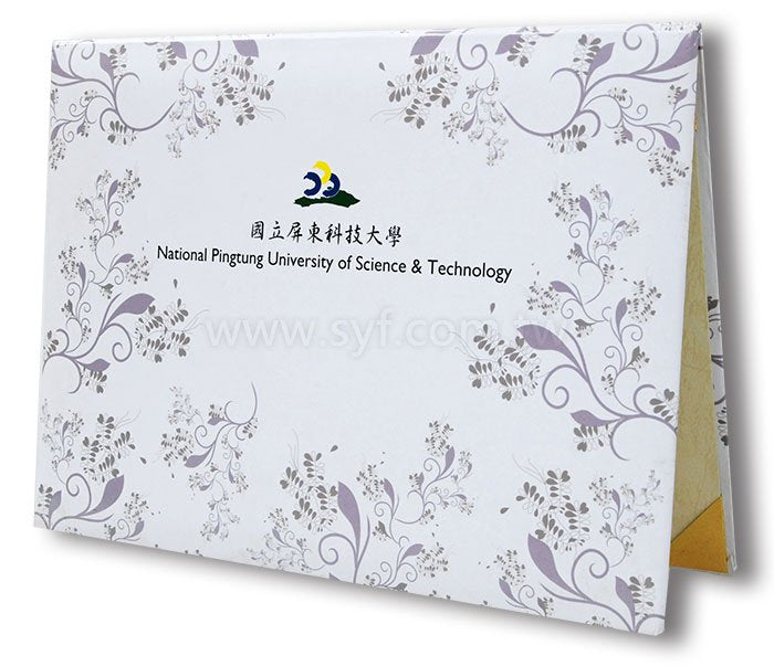 豪華彩漾左翻證書夾