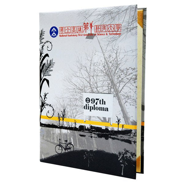 豪華彩漾左翻證書夾