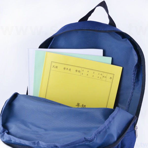 後背包-牛津布材質加拉鍊-可加LOGO客製化印刷