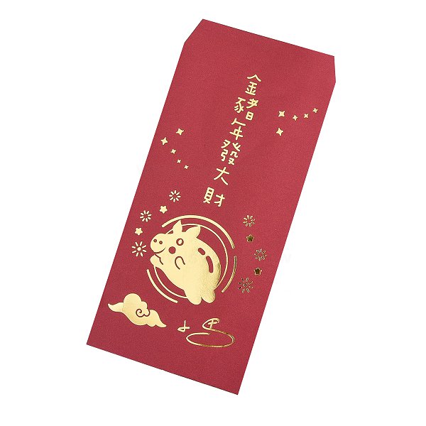 紅包袋-道林紙100g客製化紅包袋製作-可客製化彩色印刷企業LOGO