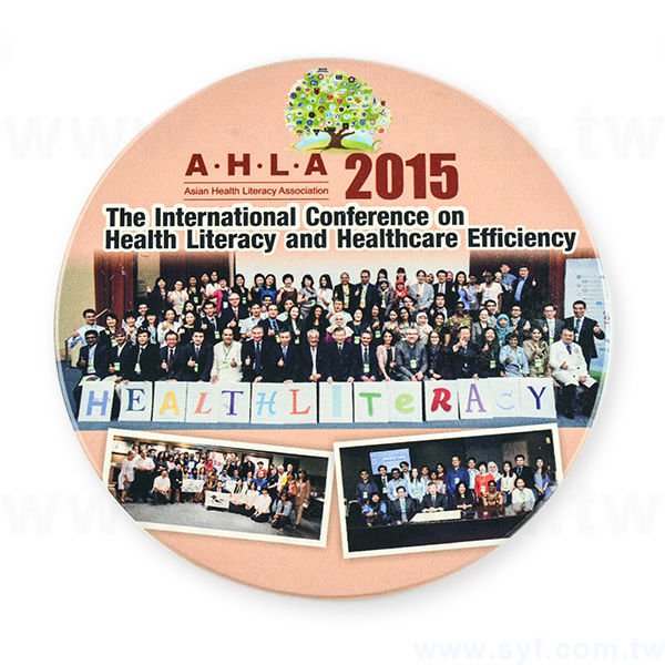 圓形陶瓷杯墊-止滑吸水杯墊-可客製化印刷LOGO