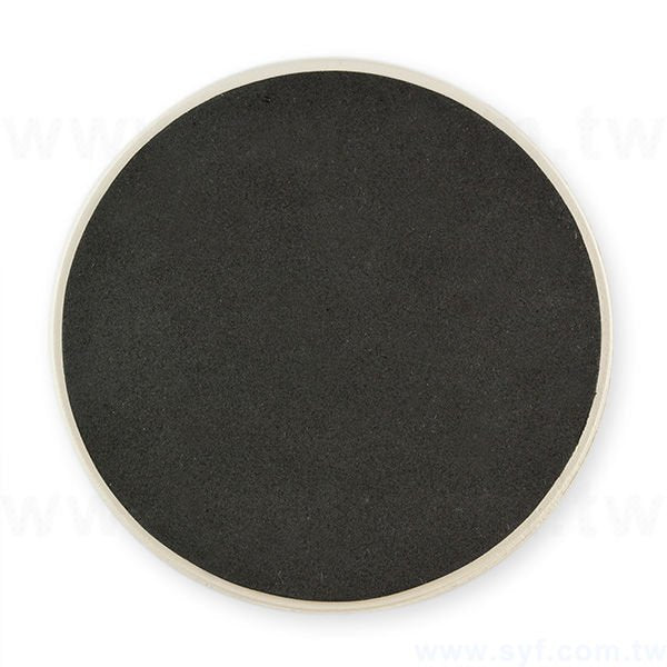 圓形陶瓷杯墊-止滑吸水杯墊-可客製化印刷LOGO