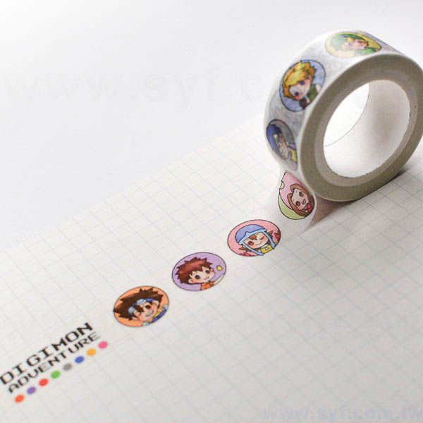 紙膠帶製作-OPP袋客製化紙膠帶-彩色印刷-手作必備文創小物