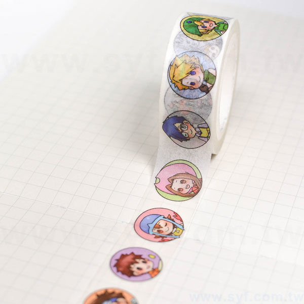 紙膠帶製作-OPP袋客製化紙膠帶-彩色印刷-手作必備文創小物