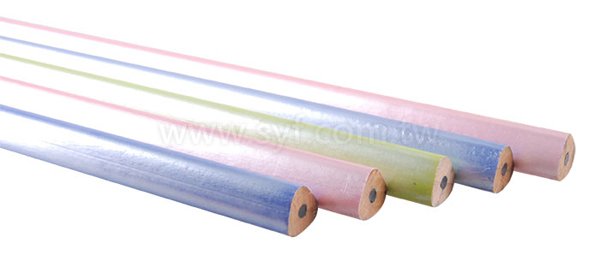 珍珠粉色鉛筆-三角塗頭印刷筆桿禮品-廣告環保筆-客製化印刷贈品筆