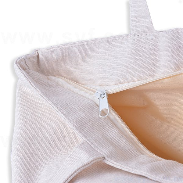 T型帆布袋-雙面三色網版印刷-帆布材質推薦帆布手提袋-批發客製化帆布包