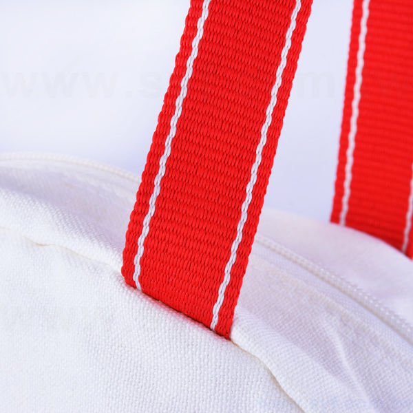 帆布袋-圓型購物袋-帆布材質拉鍊袋-工廠客製化環保袋