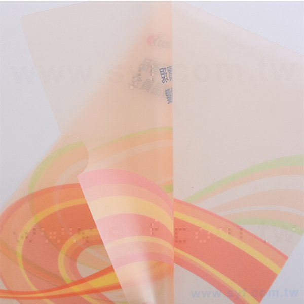 A4單層無白墨L夾