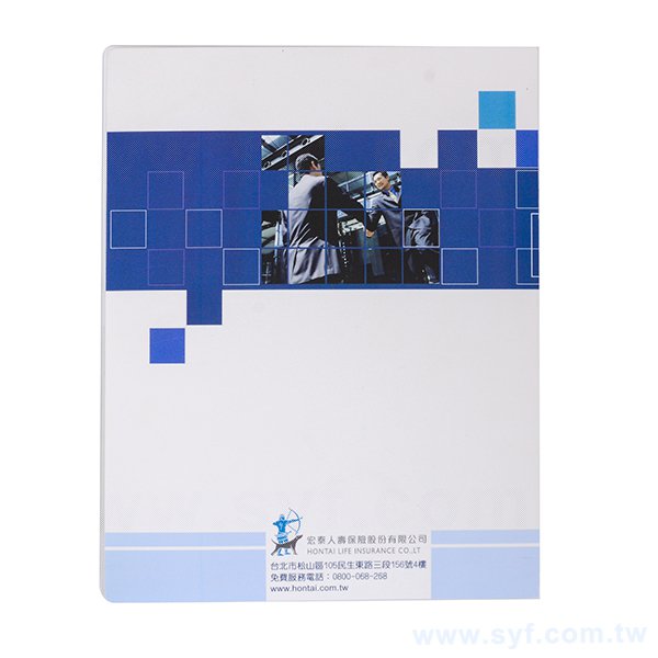 20入/40入/彈簧資料簿600un-磨砂PP材質五色印刷-輕鬆翻閱好收藏