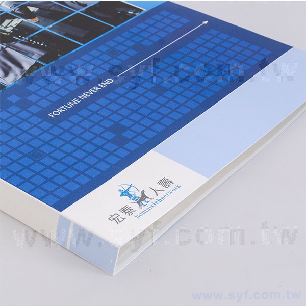 20入/40入/彈簧資料簿600un-磨砂PP材質五色印刷-輕鬆翻閱好收藏