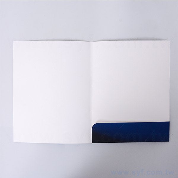 紙資料夾-A款250g/300g/350g-銅西卡-封面可上亮/霧/局部光