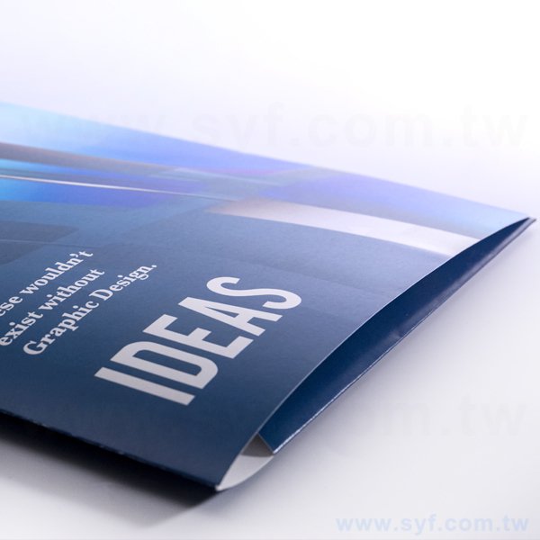 紙資料夾-B款250g/300g/350g-銅西卡-封面可上亮/霧/局部光