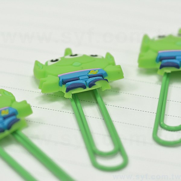 造型書籤-軟膠小迴紋針-五色以下硅膠製作-展覽紀念品-客製化批發禮品矽膠娃娃
