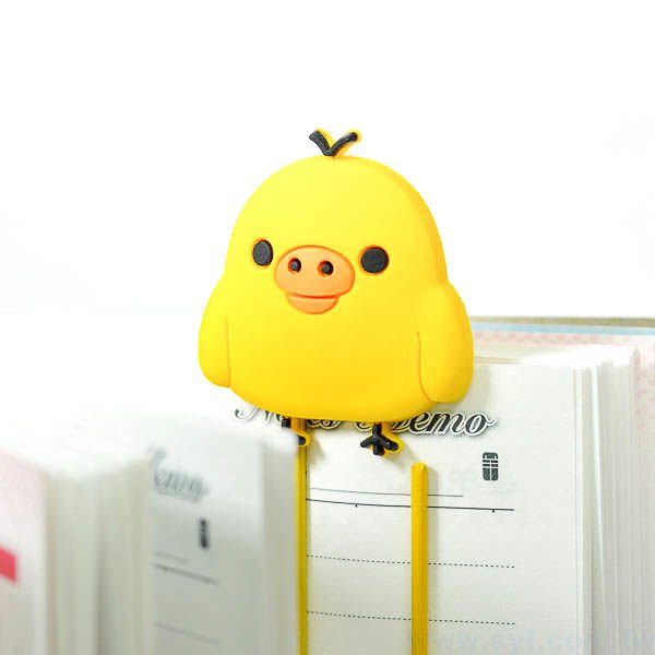 客製化矽膠-書籤迴紋針