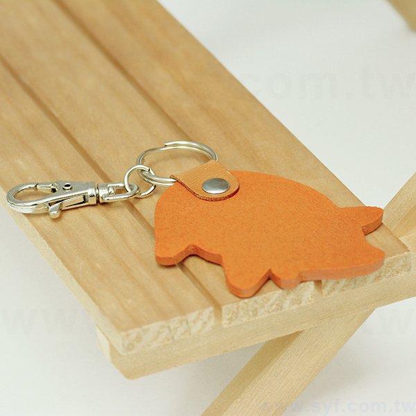 皮革鑰匙圈-企業禮贈品馬鞍牛皮鑰匙圈-客製化禮品可烙印LOGO-客製化鑰匙圈