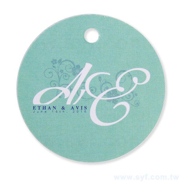 圓型吊牌-42x42mm